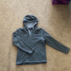 L North Face Sweatshirt/Sweater Hoodie, Gray